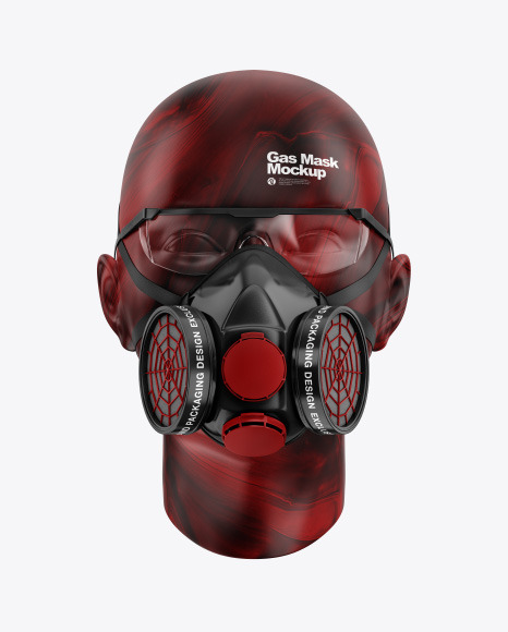 Download Gas Mask Mockup Yellowimages Mockups