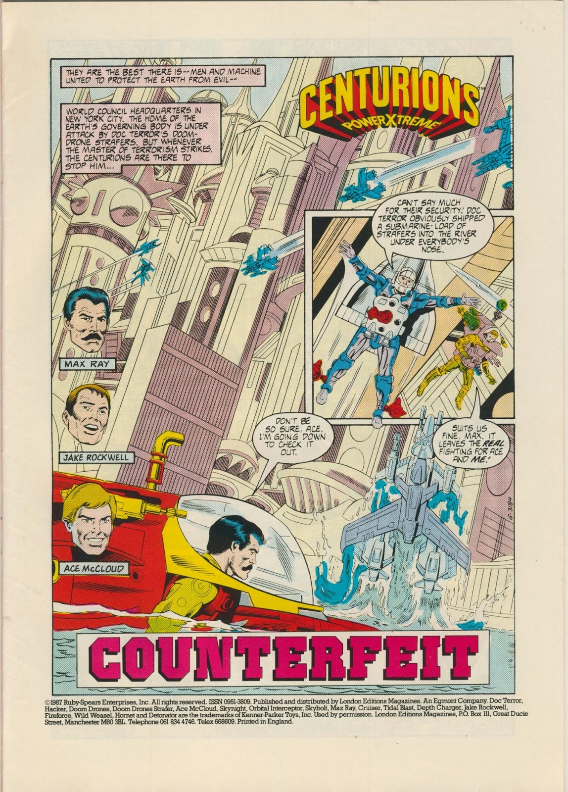 Boys Adventure Comics: Centurions Power Xtreme monthly - issue 5