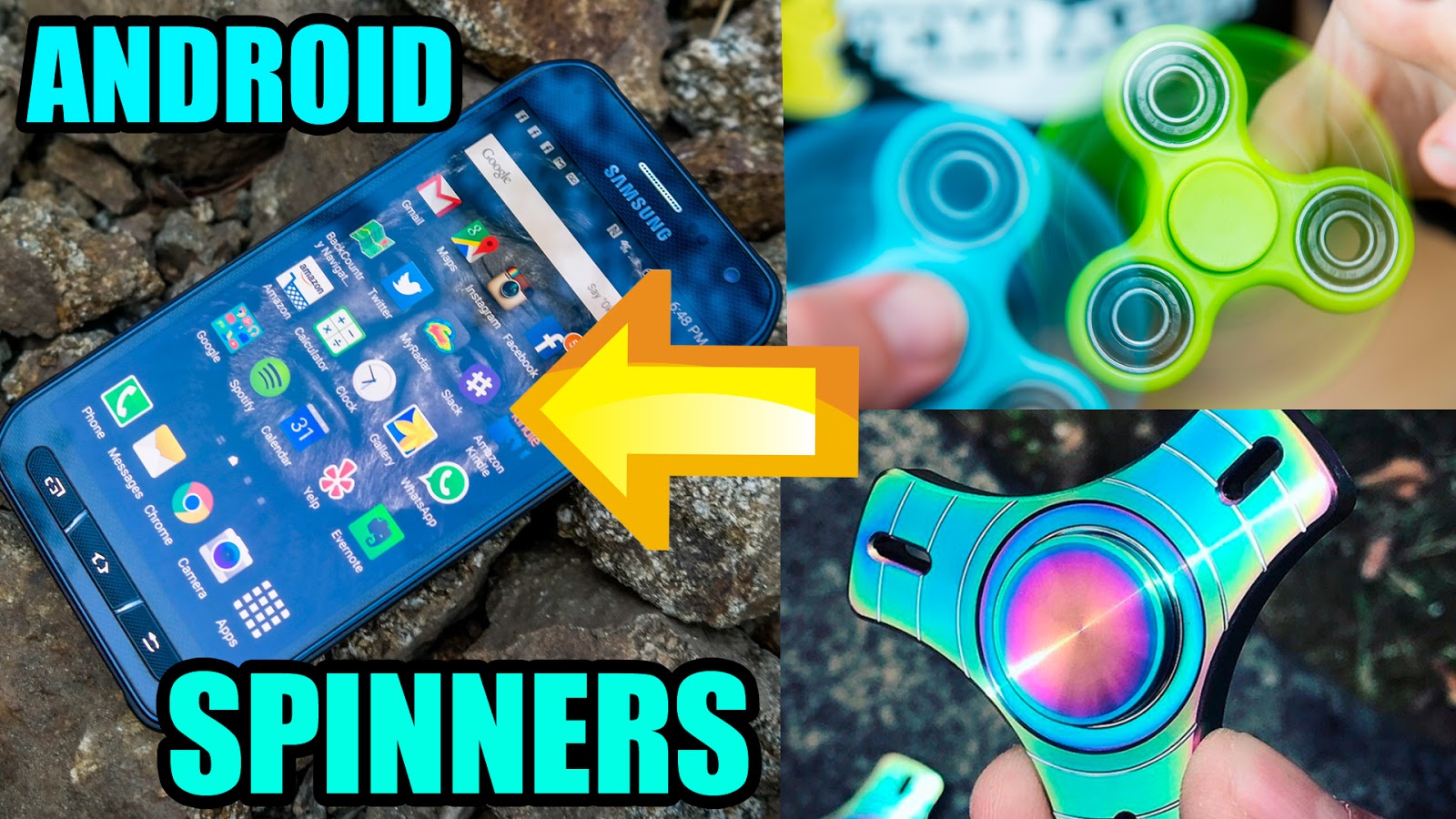 Los SPINNERS MAS GENIALES ANDROID FIDGET SPINNER ANDROID STUDIO