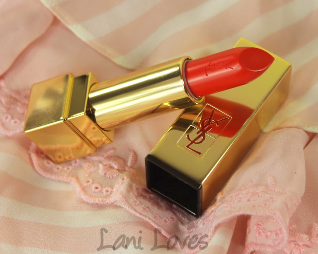 YSL Rouge Pur Couture - 13 Le Orange Lipstick Swatches & Review