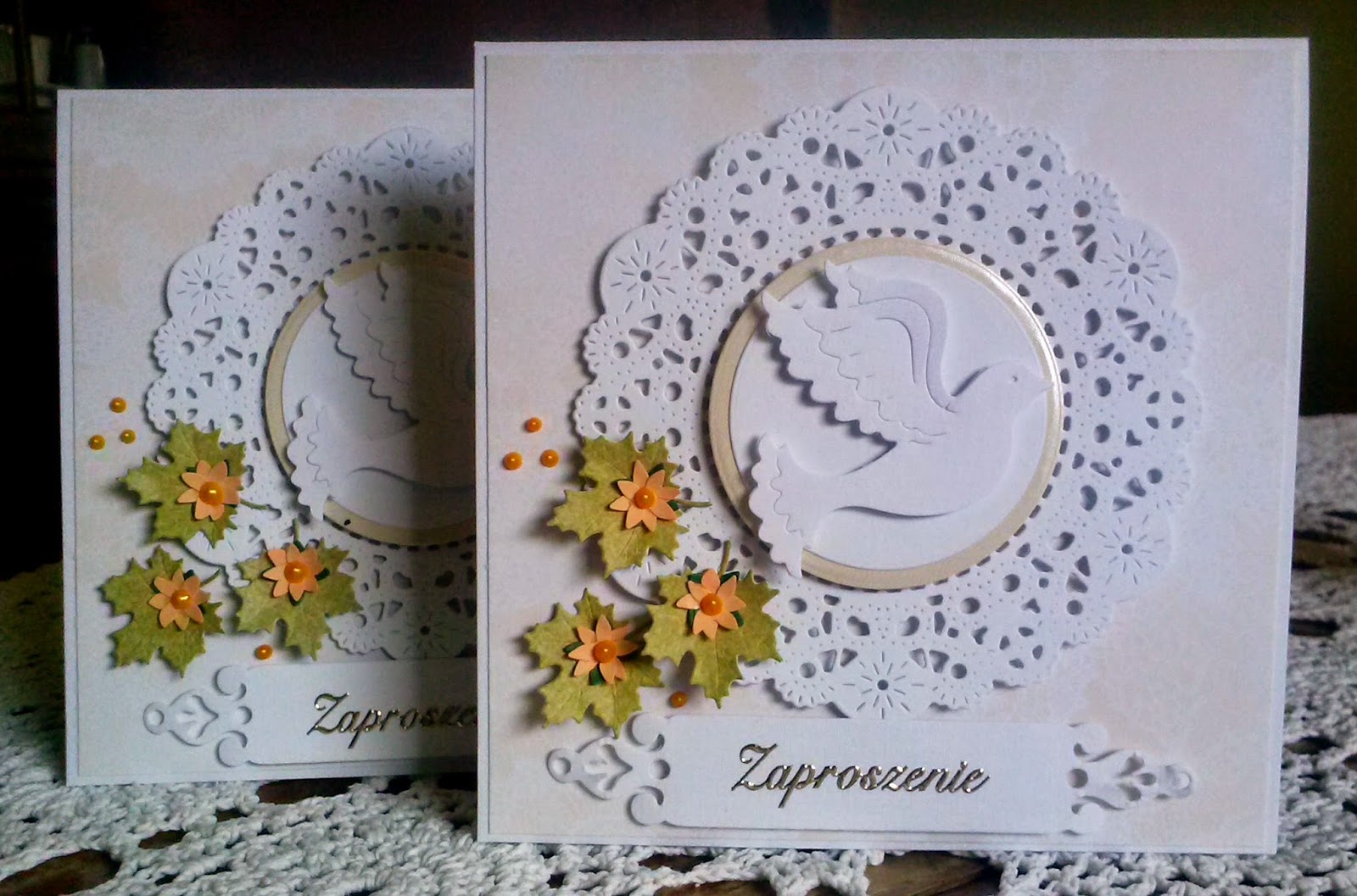Scrapbooking Inspiracje I Galeria Zaproszenie Na Bierzmowanie