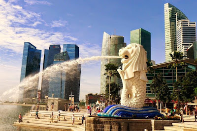 Merlion Park Tempat Wisata di Singapura : tempatwisata.biz.id
