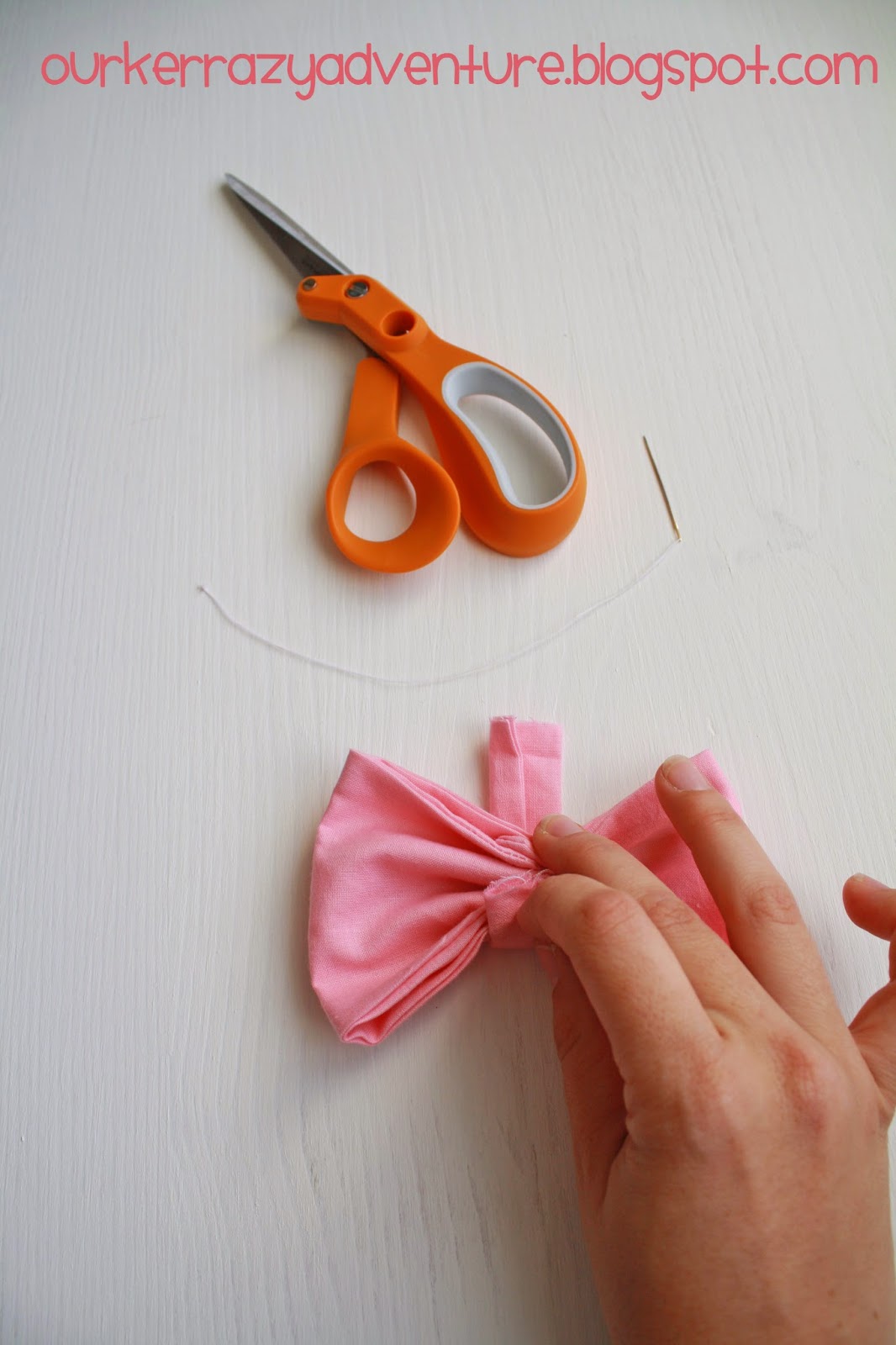 Our KERRazy Adventure: Cheater Bow Ties: An Easy Tutorial