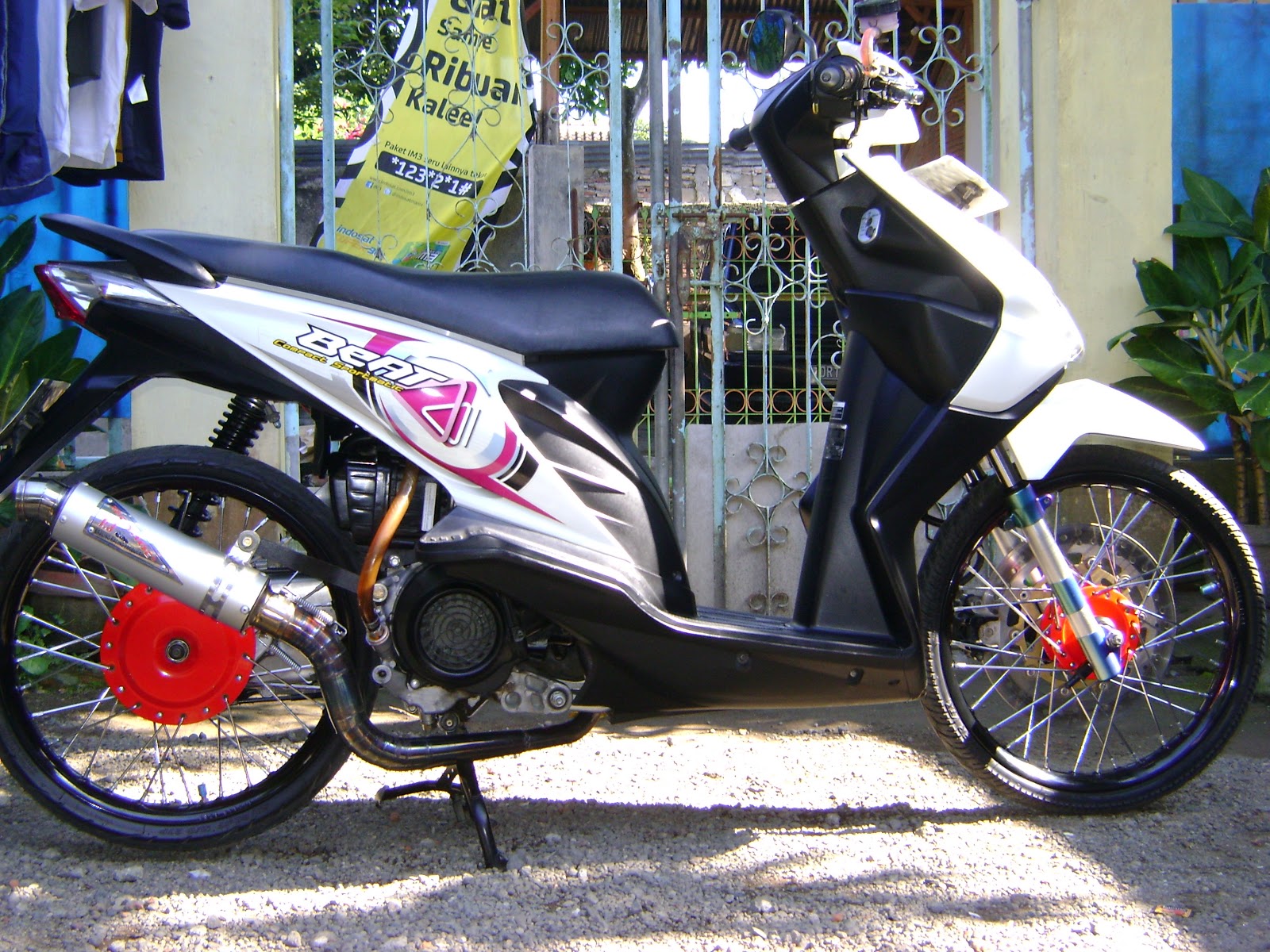 Download Modif Honda Beat Jadi Motor Trail Terkeren Botol Modifikasi