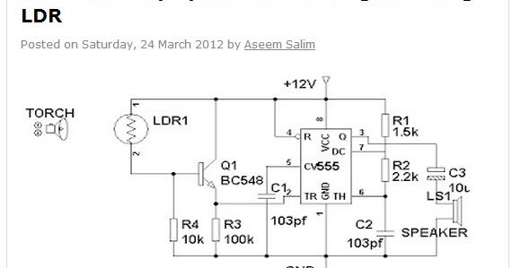 Mechanical information: home security system circuit diagram