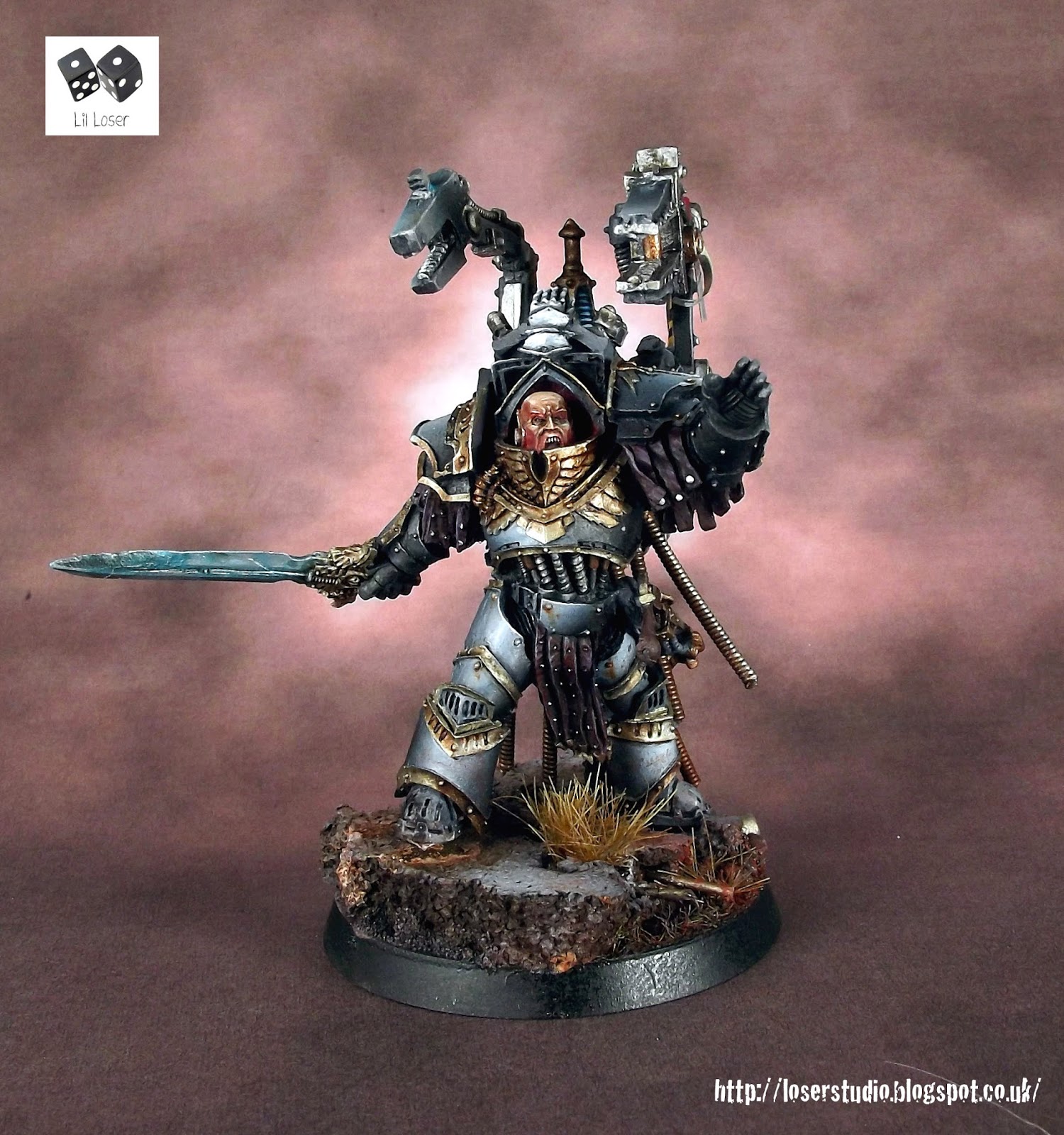 Autek Mor Captain of the Iron Hands Legion LilLegend Commission
