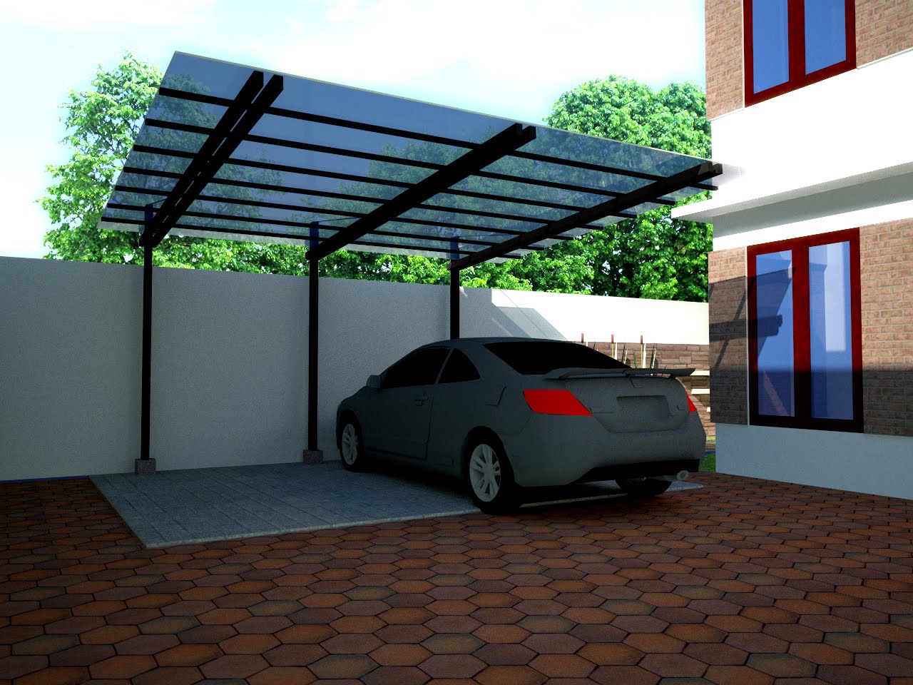 Cara Memilih Design Lantai Carport  untuk Rumah