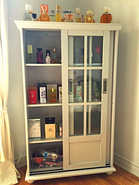 Mistress Of Scents Although The Aaron Lane Is Designed As An All Purpose Curio Or Occasional Cabinet It Seems Custom For A Perfumer S Collection