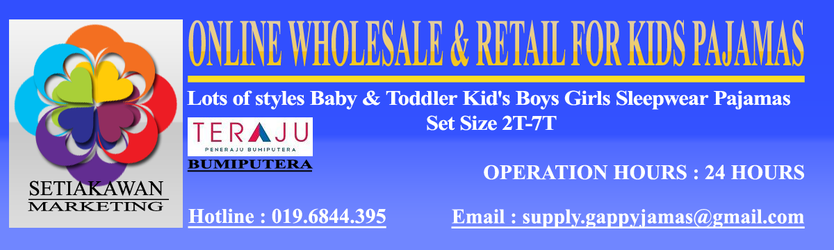 Setiakawan Marketing-Online Wholesale Kids Pajamas.We supplies variety of quality kids pajamas