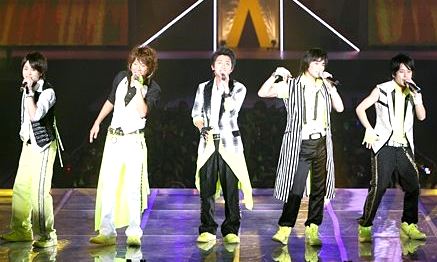 Arashi Foto de Arashi en el escenario