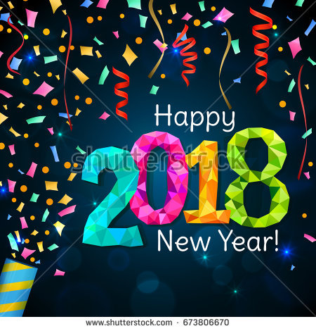 Happy New Year 2018 Greeting Cards Happy New Year 2018 Greeting Cards