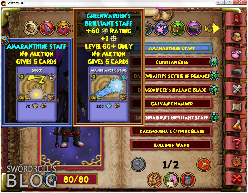 Choosing the Perfect Wand Pt. 2 and Wizard101 News Swordroll's Blog Wizard101 & Pirate101