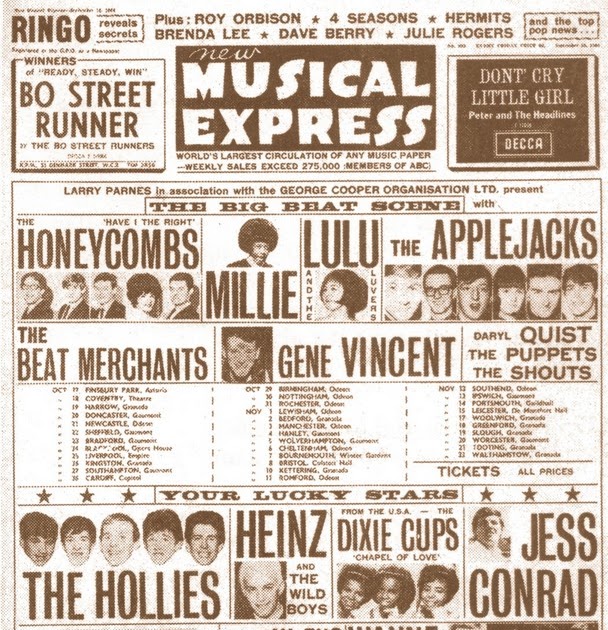 SIXTIES BEAT New Musical Express September 18 1964