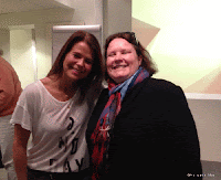 På bloggkurs, her sammen med Christine Otterstad. På bloggkurs, her sammen med Christine Otterstad.