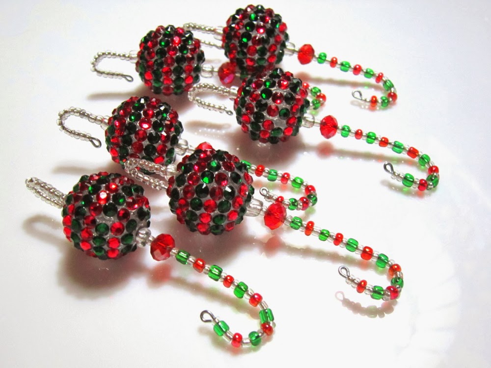 Beaded ornament hangers Clearance
