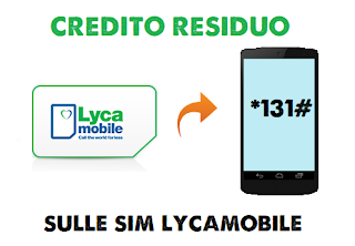 Come conoscere il credito residuo Lycamobile (minuti residui, sms e ...