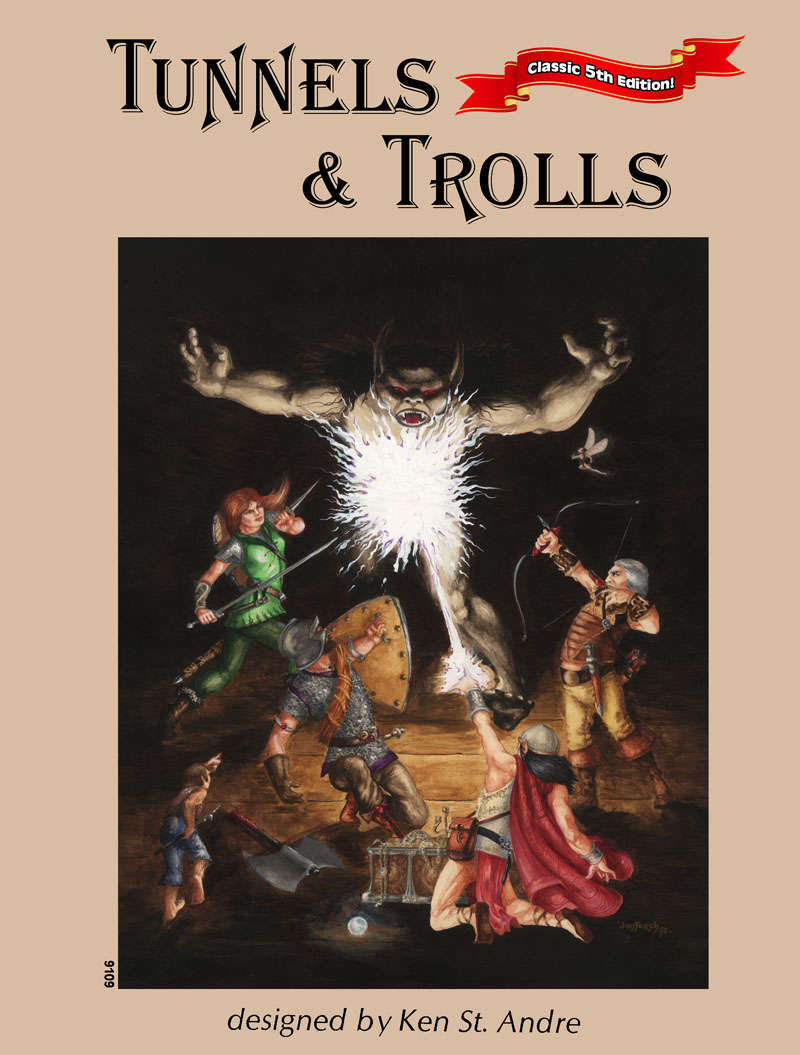 Tenkar's Tavern Tunnels & Trolls 5e now available in PDF