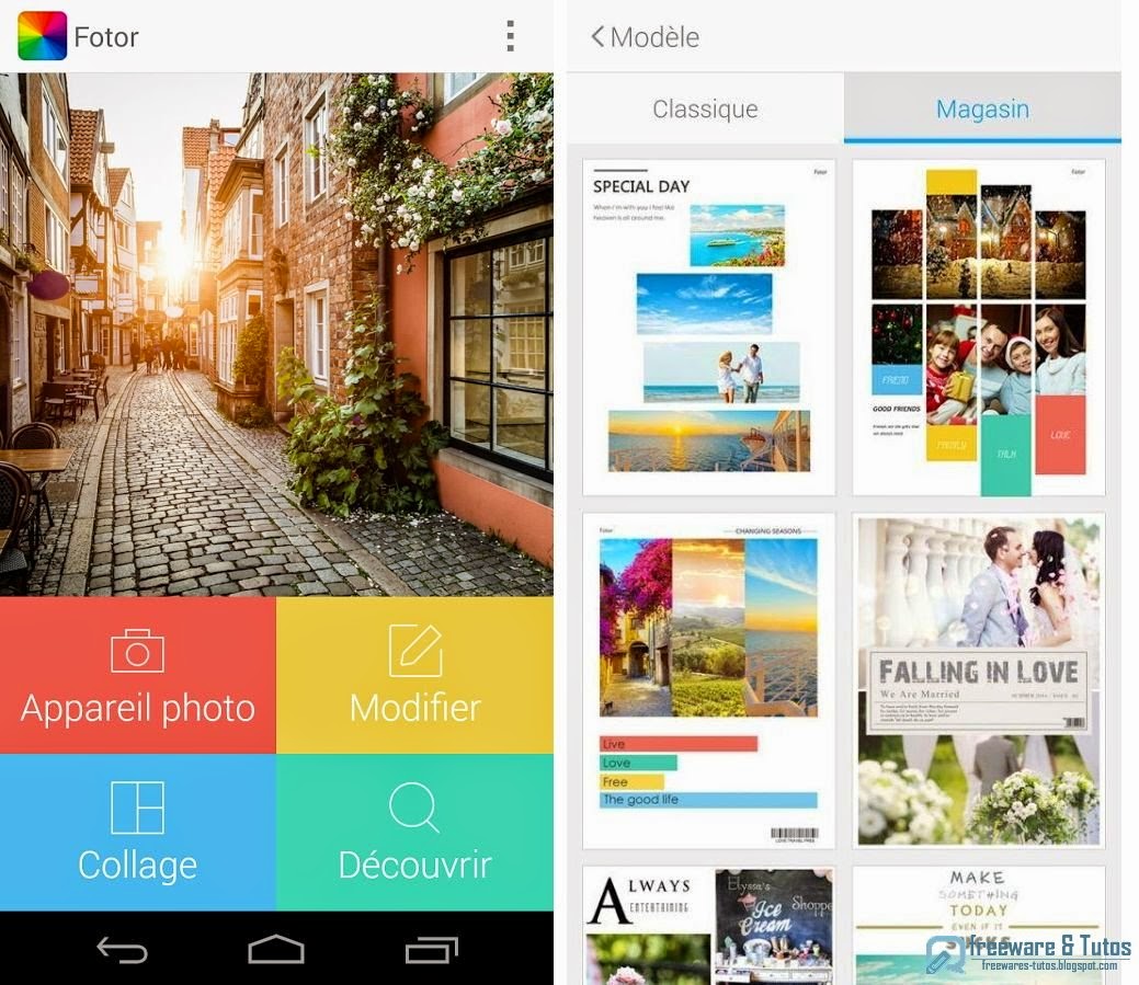 Fotor Photo Editor une application Android performante pour retoucher