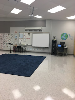 Music Classroom Reveal: Lots of great ideas for a travel-themed music room!