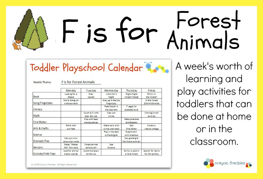 toddler lesson plans free