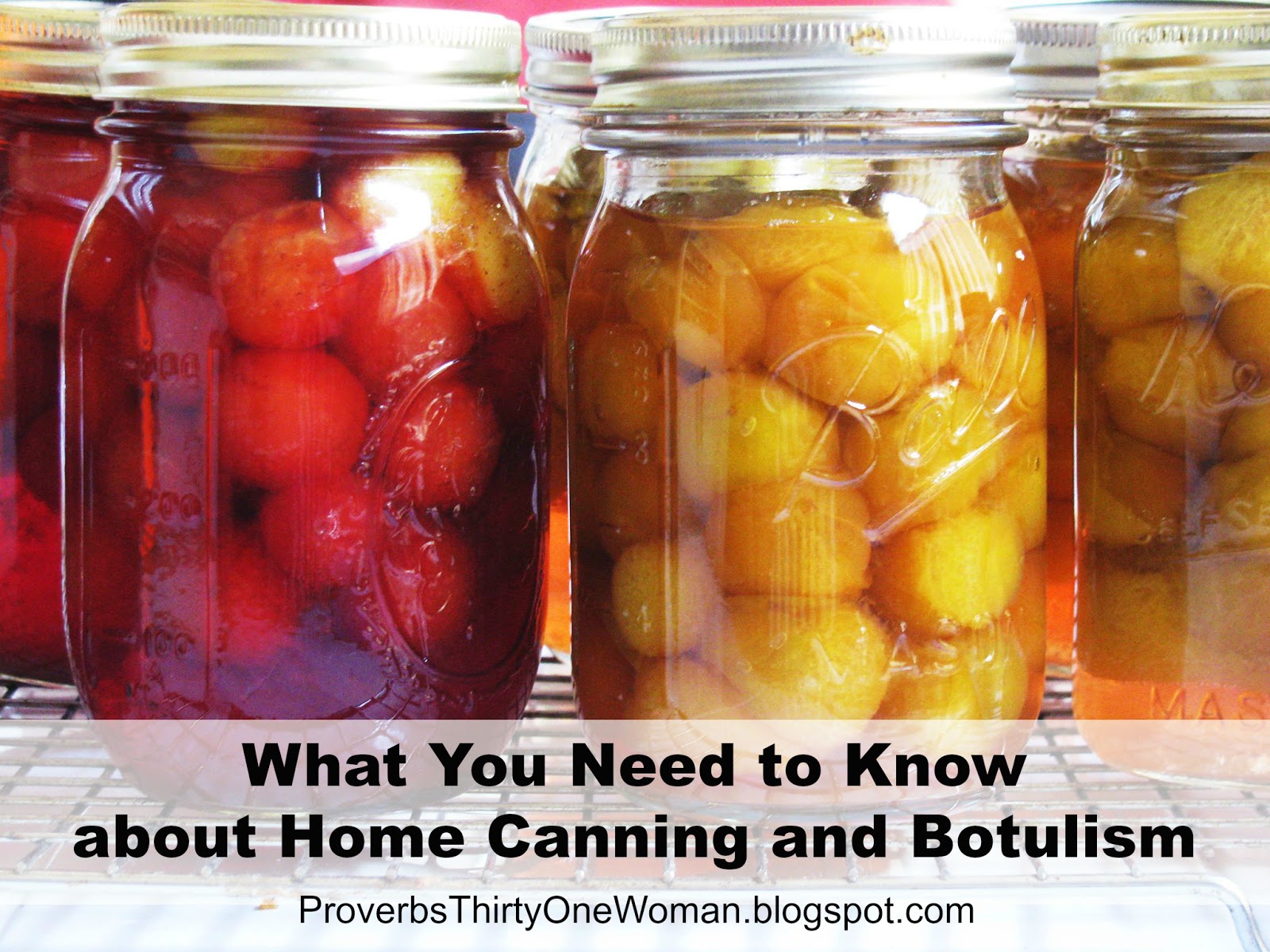 What You Need to Know about Home Canning and Botulism Proverbs 31 Woman