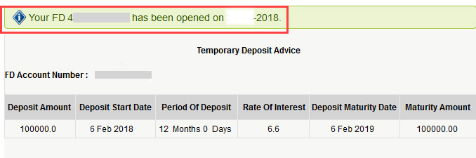 open fixed deposit in icici bank online