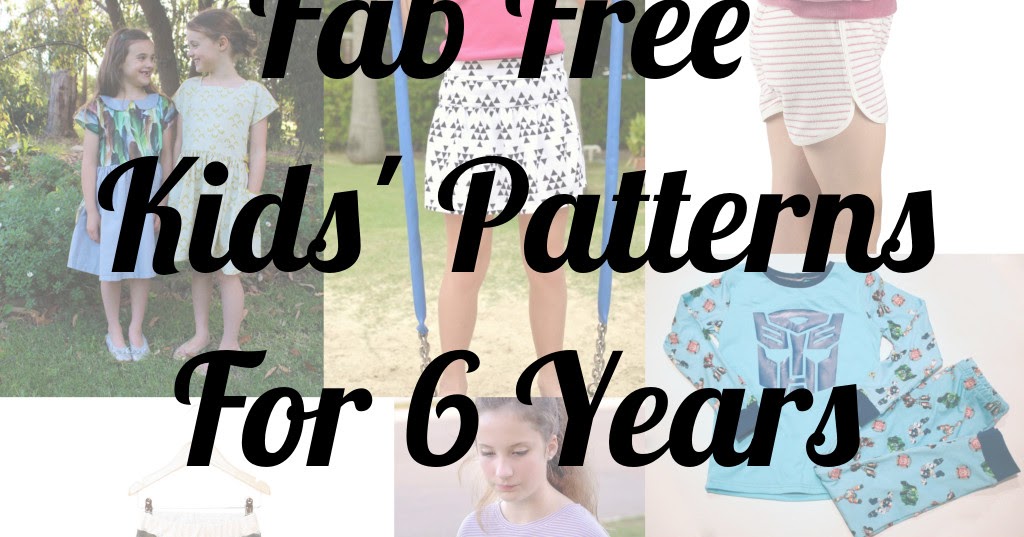 So, Zo': Fab Free Kids' Patterns For 6 Years And Up