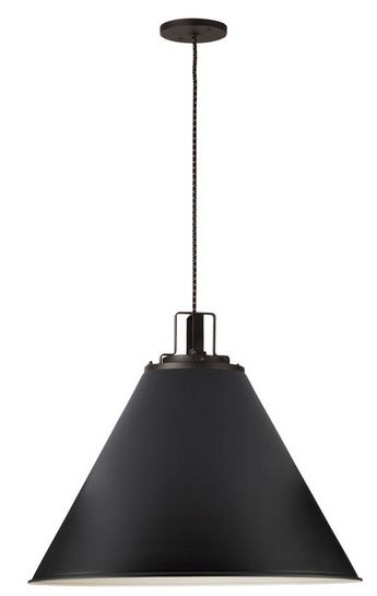 butte cone pendant rejuvenation black accent kitchen lighting modern traditional transitional interior design decorating