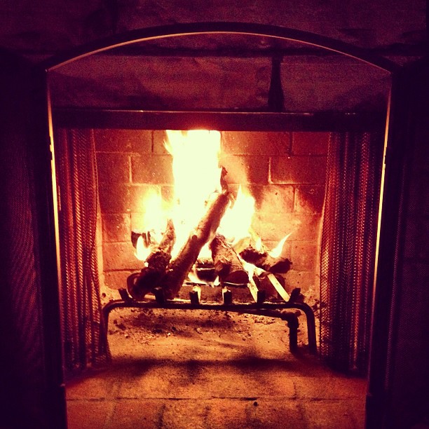 fire, fireplace
