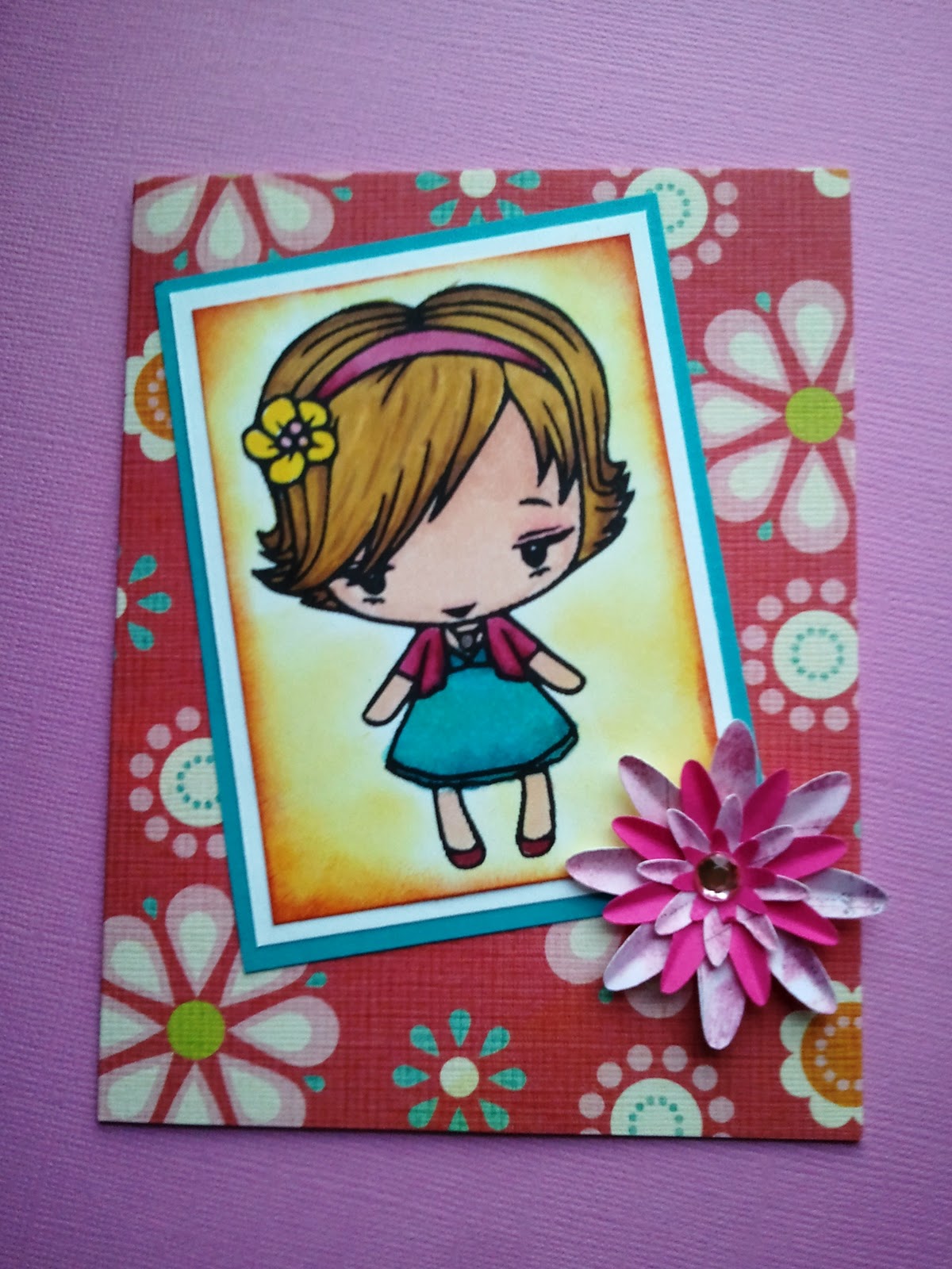 Scrapcation Getaway: Girlie Birthday Card