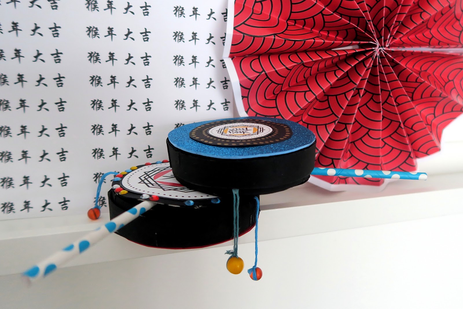 chinese new year hand drum