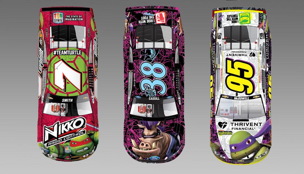 ninja turtles race track