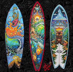 drew brophy surfboard surf custom painting surfboards painted artist board boards cool paintings blank drewbrophy surfing surfer fine designs beach