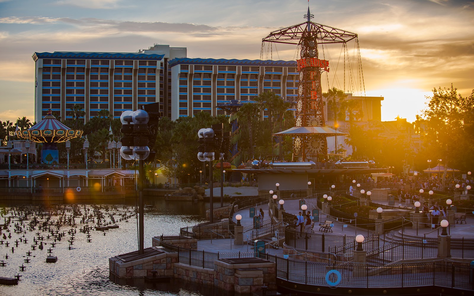 Sunset on Paradise Park
