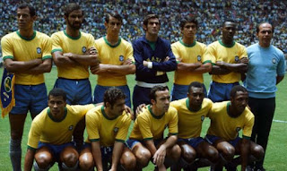 Brazil becomes third time champions of FIFA World Cup final in 1970a at Mexico. FIFA, World Cup, Mexico,1970, Brazil, champions,Winners Team, italy, finalist, wc 1970, photo.