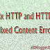 How to Fix HTTP and HTTPS Mixed Content Errors on Blogger