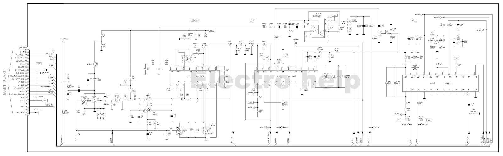 Electro help: Blaupunkt Auto-Radio – Exploded view ...