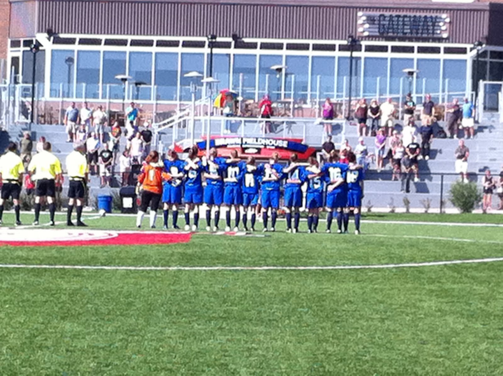 Cougar BLUE - Mount Royal Cougars Women's Soccer: Match Day 1: Pre-game