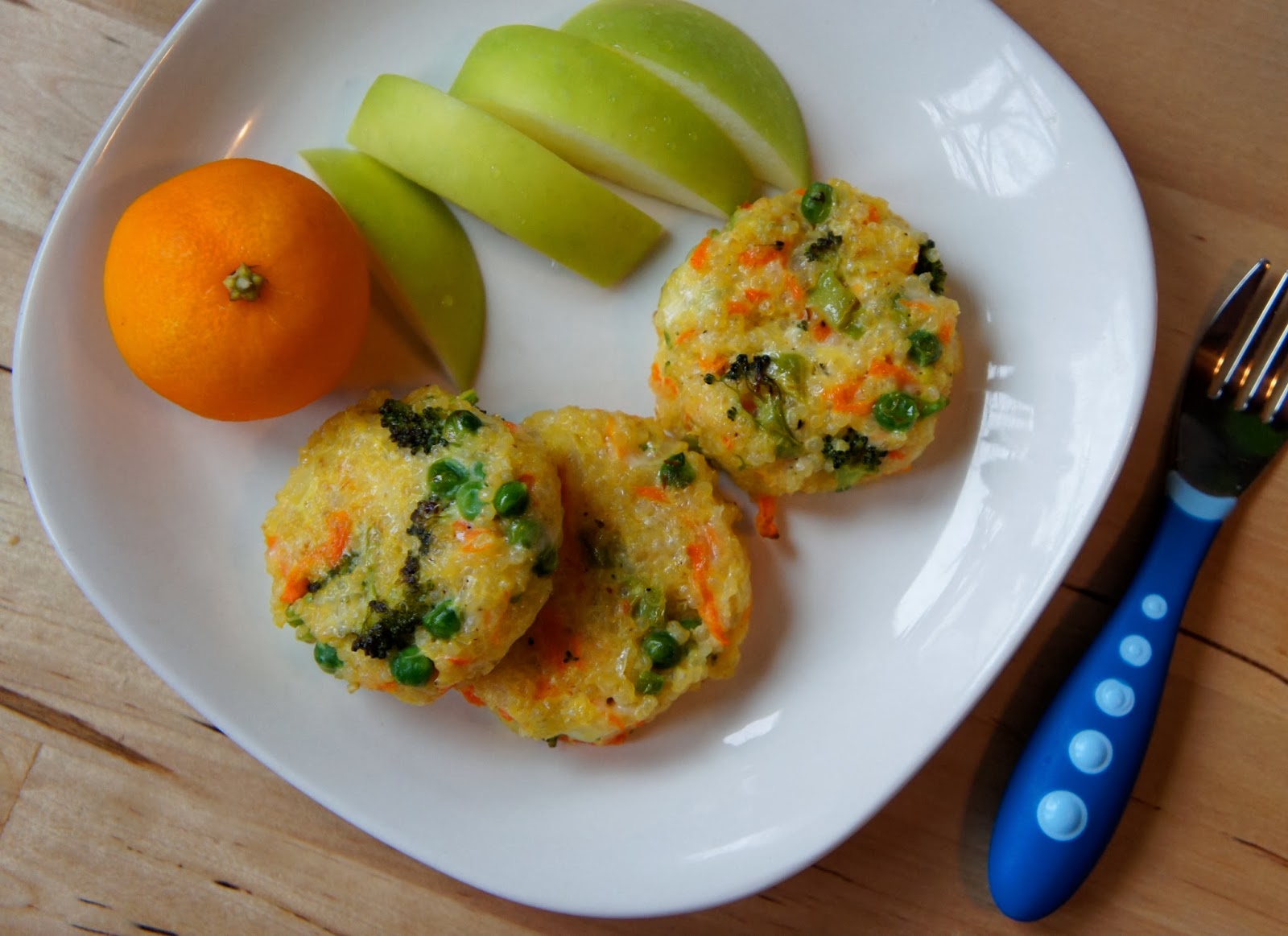 Kid Can Eat! Savory QuinoaVeggie Cakes (Gluten Free)
