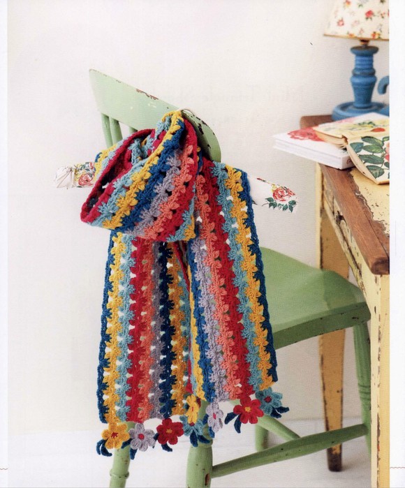 Ergahandmade Crochet Scarf + Diagrams