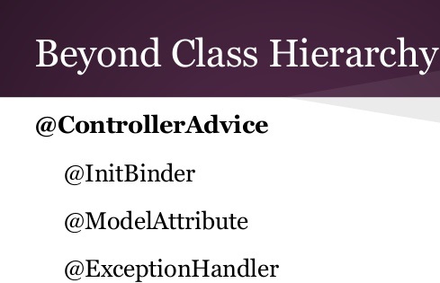 @ControllerAdvice annotation improvements in Spring 4