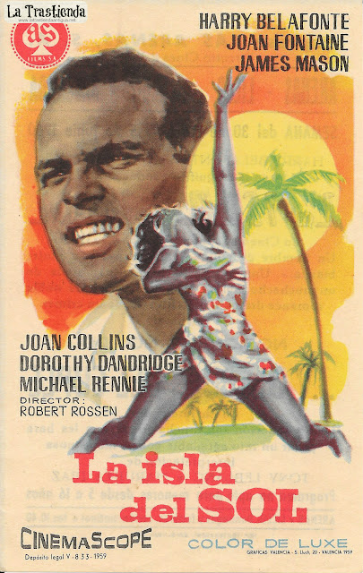 La Isla del Sol - Programa de Cine - Harry Belafonte - Joan Fontaine - James Mason - Joan Collins