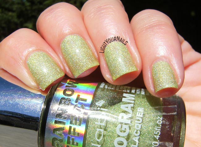 Smalto Nabi Hologram Green nail polish