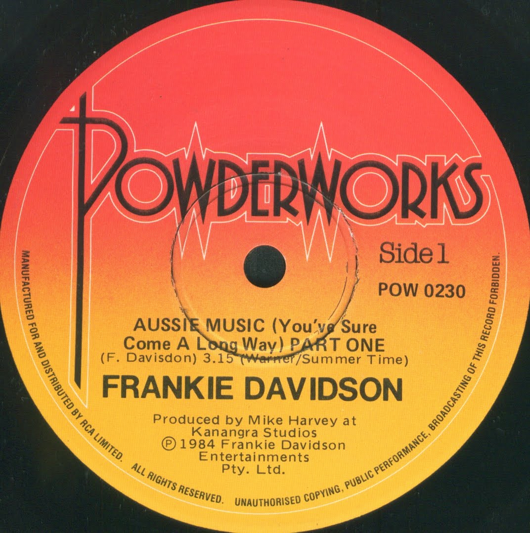 Ozzie Music Man: Post 343 - Frankie Davidson - Aussie Music (You've ...