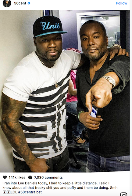 Choi! 50cent insinuated that Empire creator Lee Daniels and Diddy have a secret gay affair