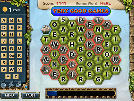 Play free online word puzzle game Alpha Assault on Very Good Games. A nice game for learning English