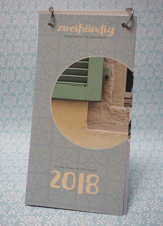 Kalender zweihändig 2018 ©muellerinart ©brigittebalser Kalender zweihändig 2018 ©muellerinart ©brigittebalser