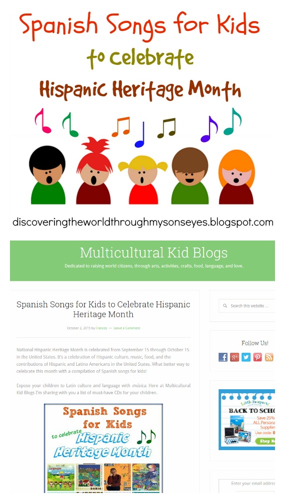 Discovering the World Through My Son's Eyes Spanish Songs for Kids