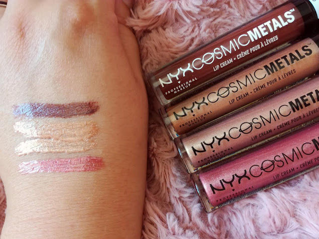 Collection Cosmic Metals par Nyx lipstick