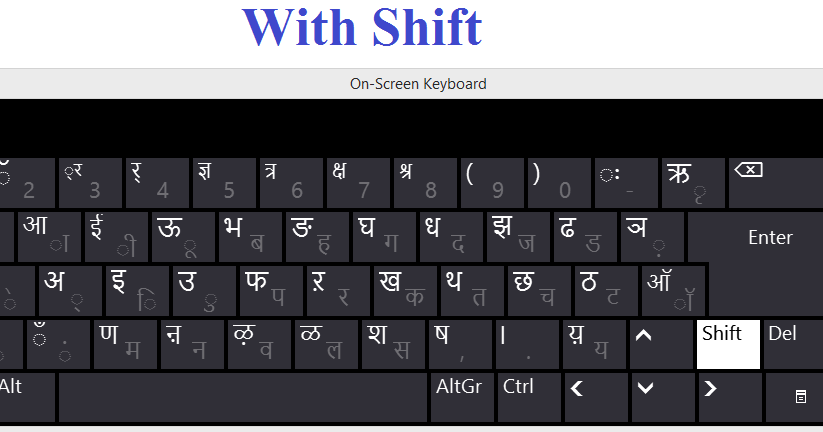 mangal font keyboard layout pdf